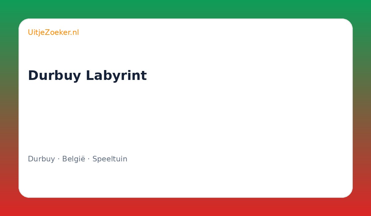 Durbuy Labyrint