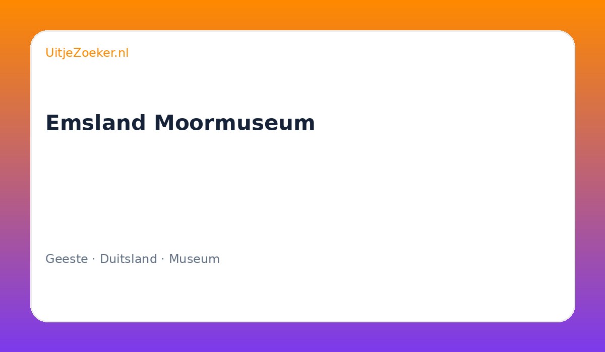 Emsland Moormuseum
