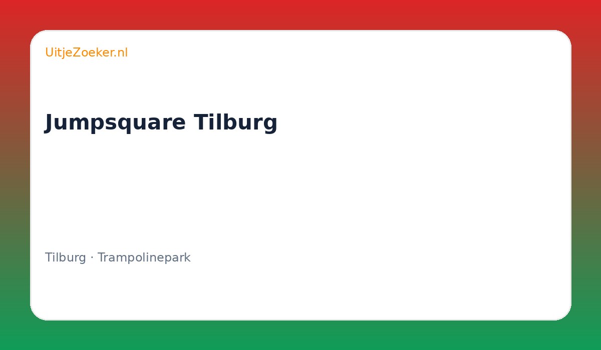 Jumpsquare Tilburg