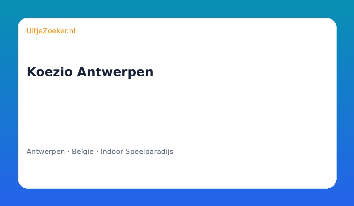 Koezio Antwerpen