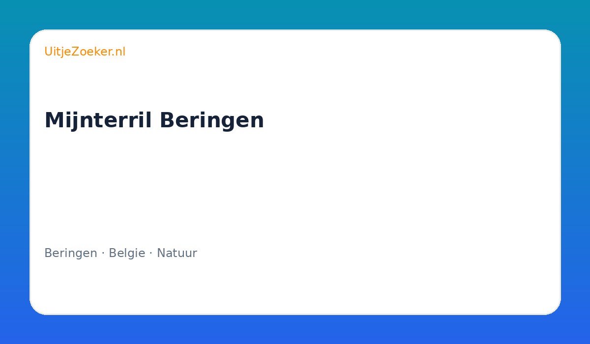 Mijnterril Beringen