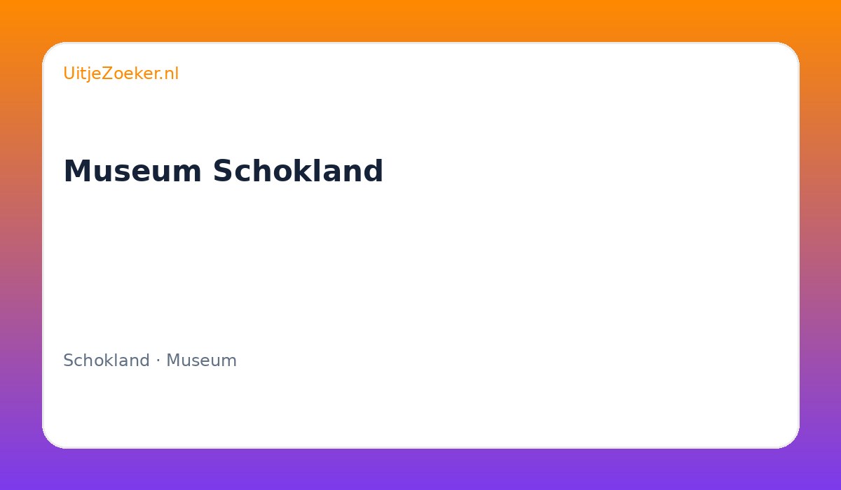 Museum Schokland