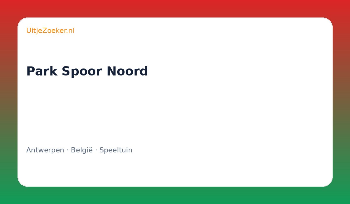 Park Spoor Noord