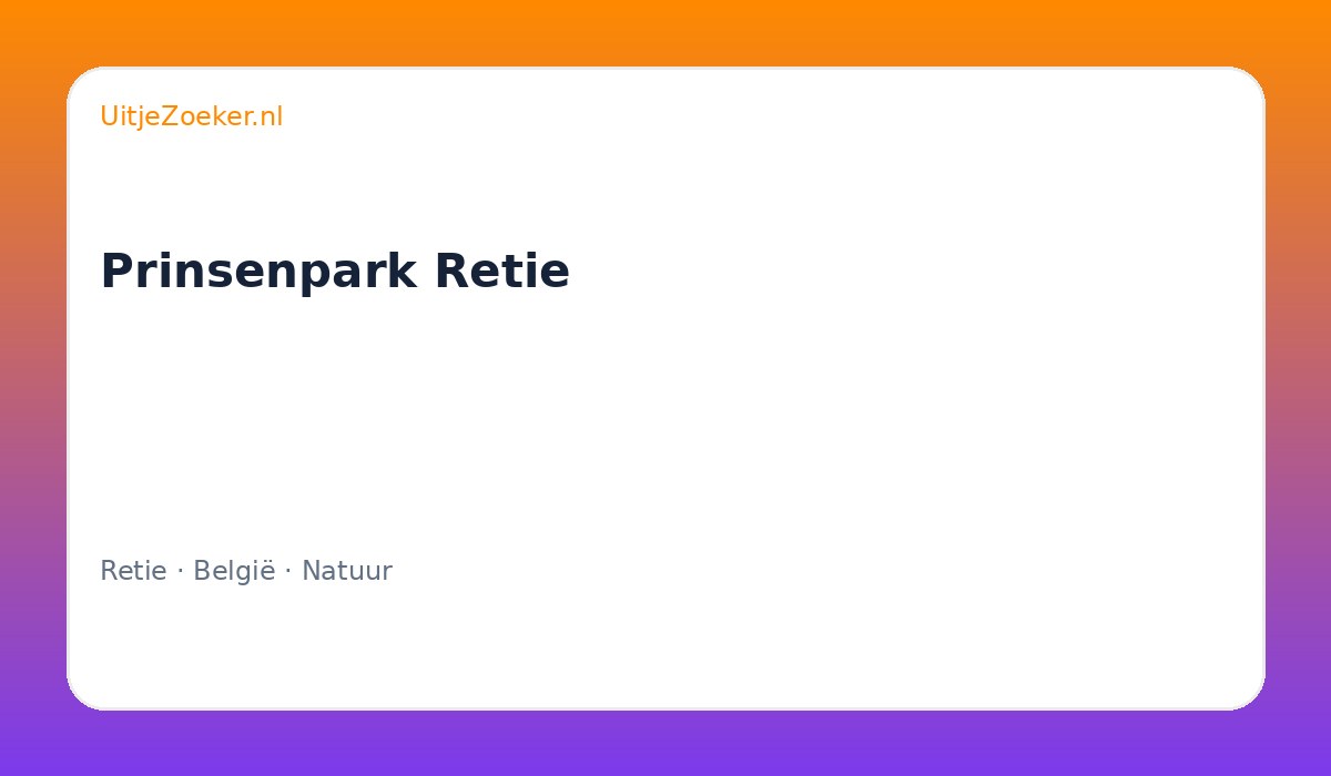 Prinsenpark Retie