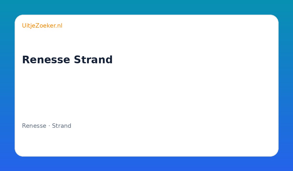 Renesse Strand