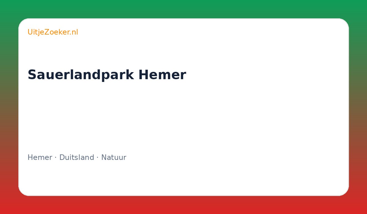Sauerlandpark Hemer